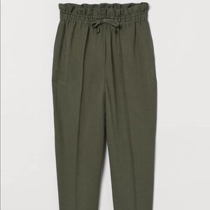 H & M linen blend pants trousers size Small new